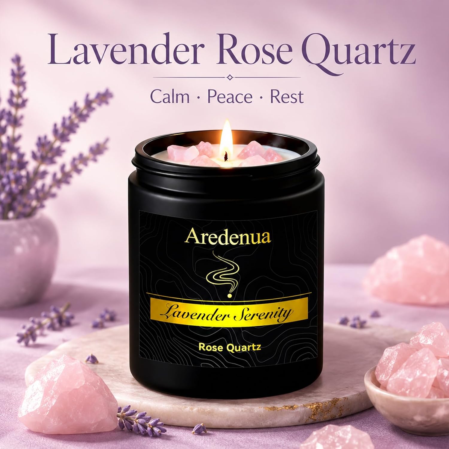 Thumbnail 6 de Lavender Soy Candle, 7 oz