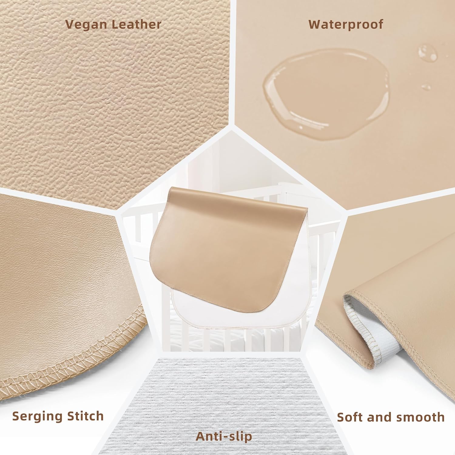 Detalle 1 de Elantrip Baby Changing Pad 30 × 17 in