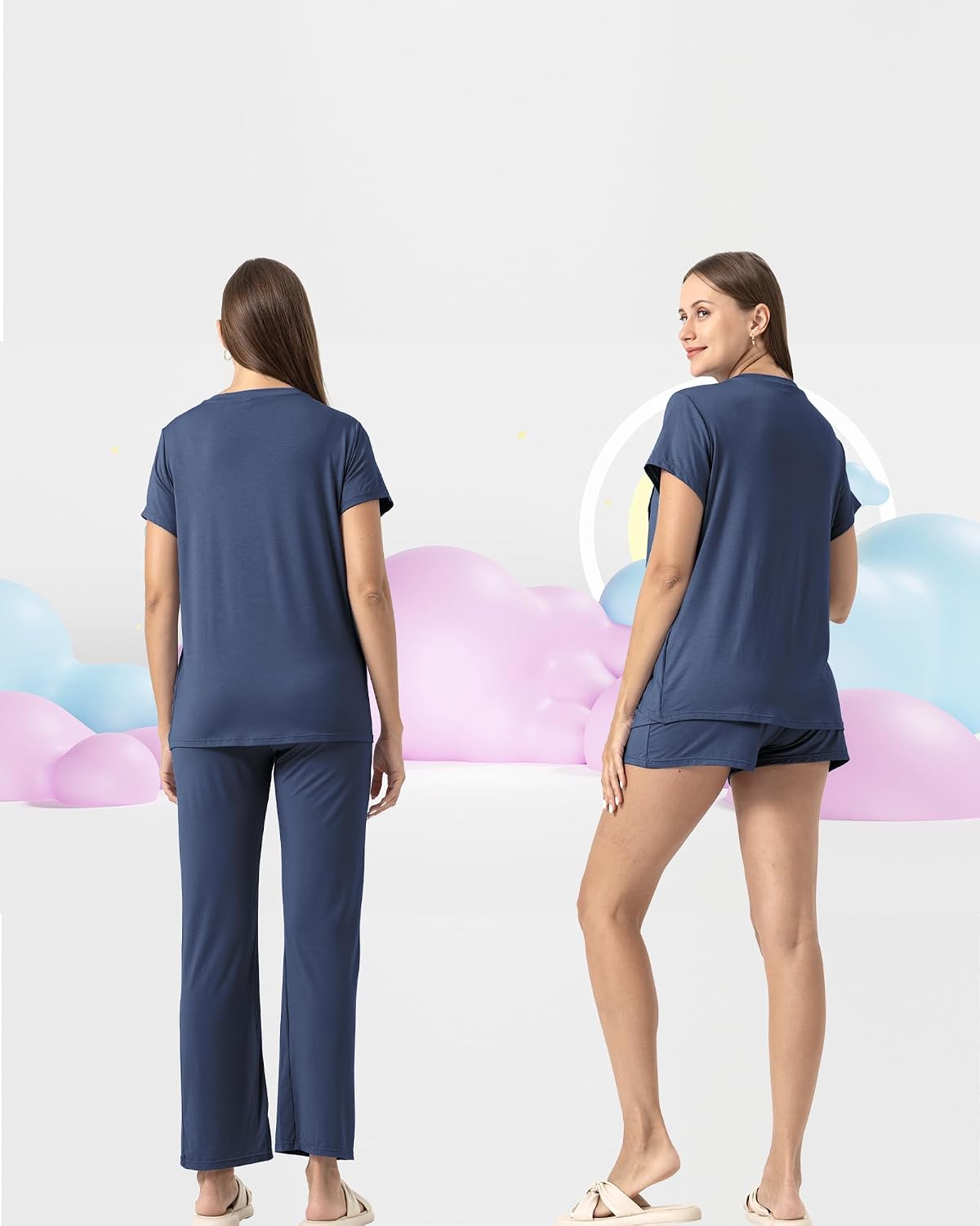 Thumbnail 5 de Rnxrbb 3-piece postpartum nursing pajamas