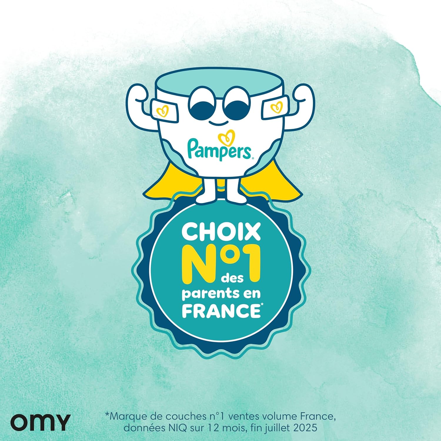 Detalle 2 de Pampers Harmonie Couches Édition Limitée – Taille 6, 120 couches, pour peaux sensibles
