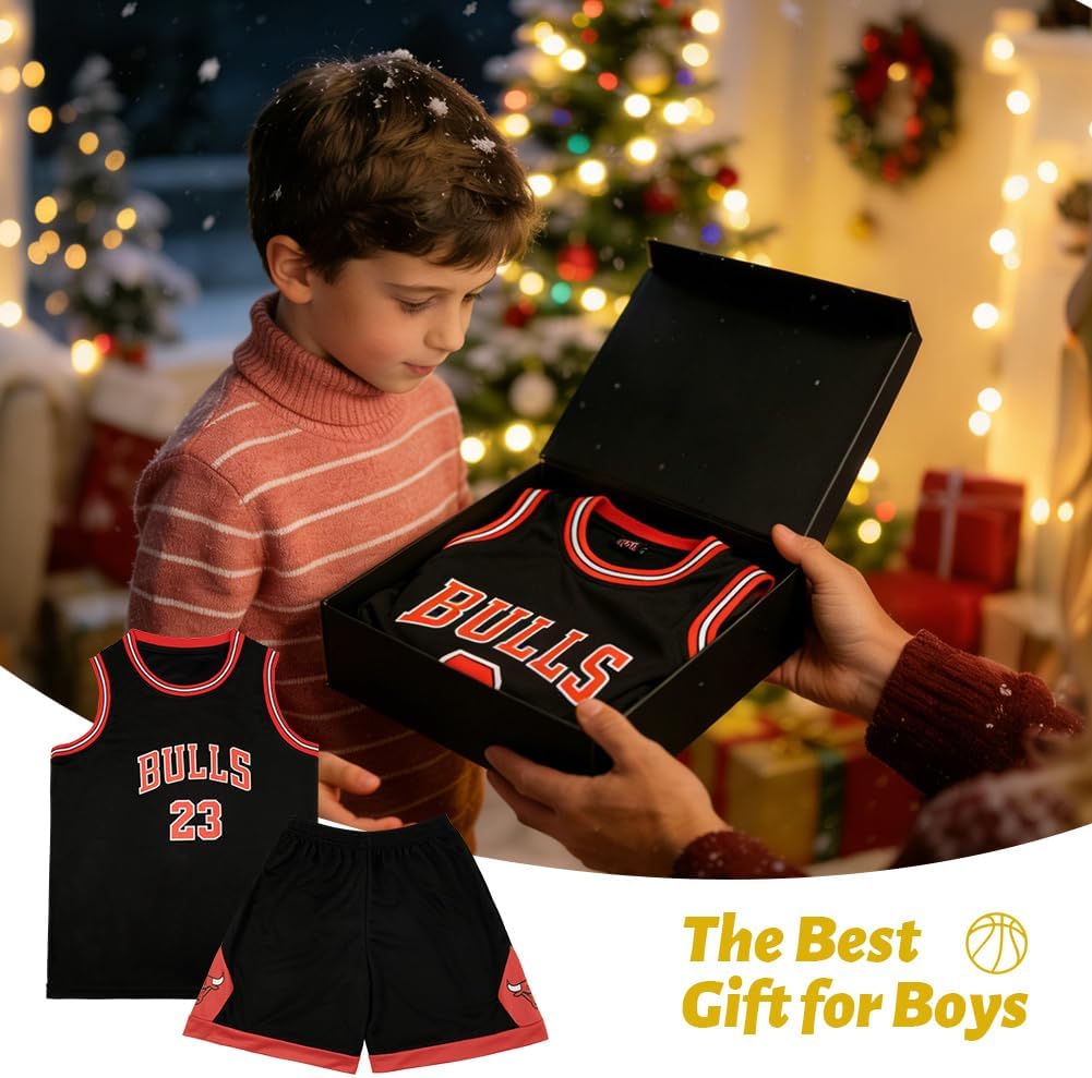 Detalle 2 de BSBUY 2Pcs Basketball Magliette Senza Maniche e Short Set per Bambini e Ragazzi