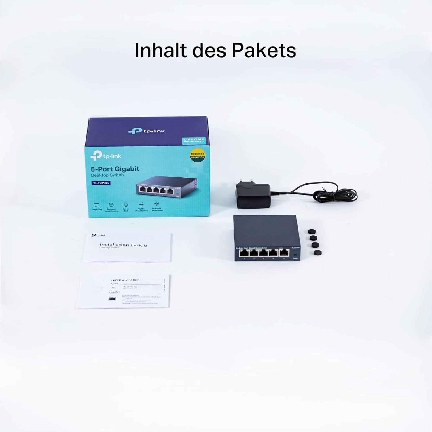 Thumbnail 6 de TP-Link TL‑SG105 5‑Port Gigabit Switch, unmanaged 📡