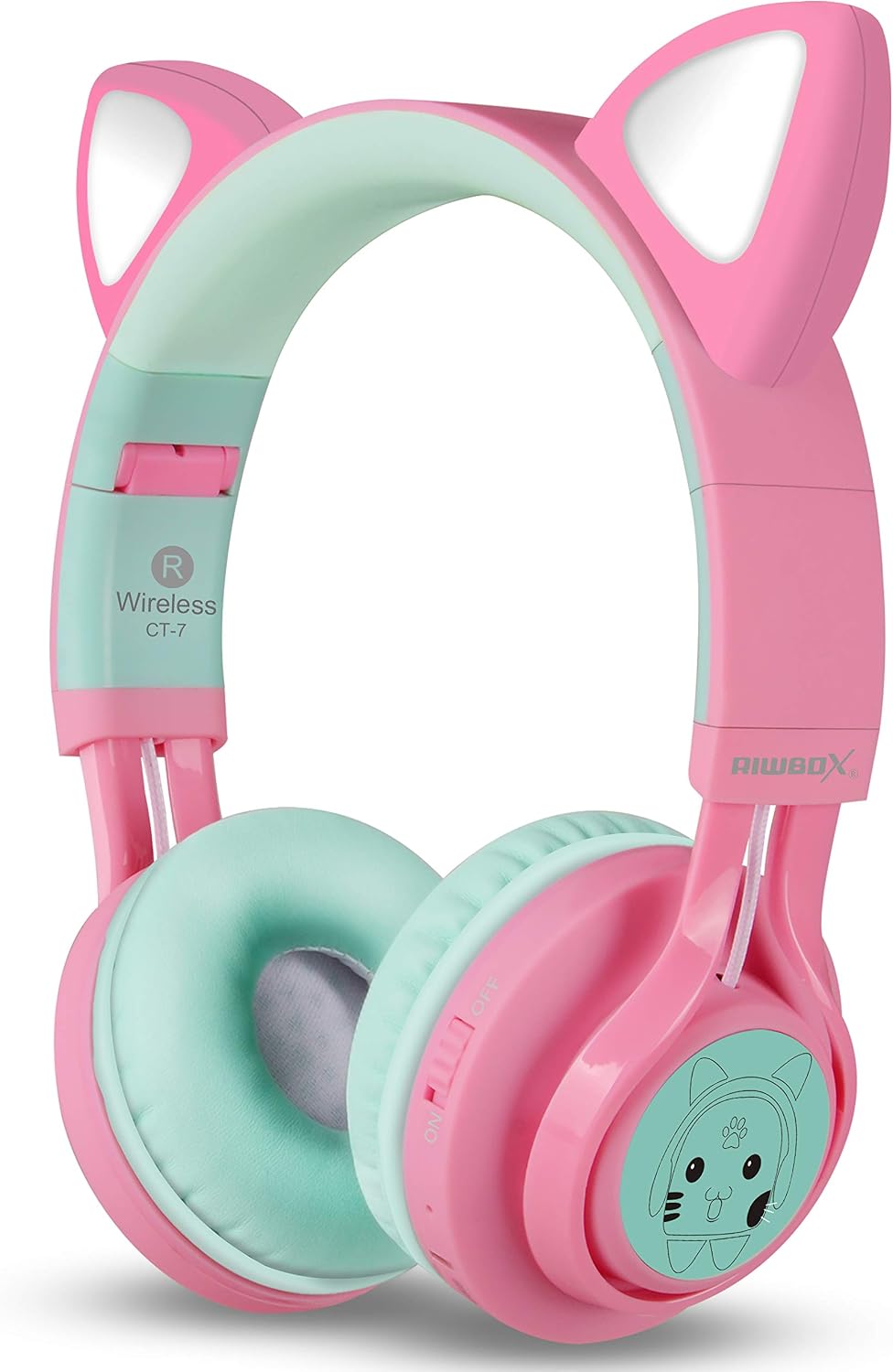 Thumbnail 2 de Riwbox CT-7 Cat Ear Bluetooth Headphones