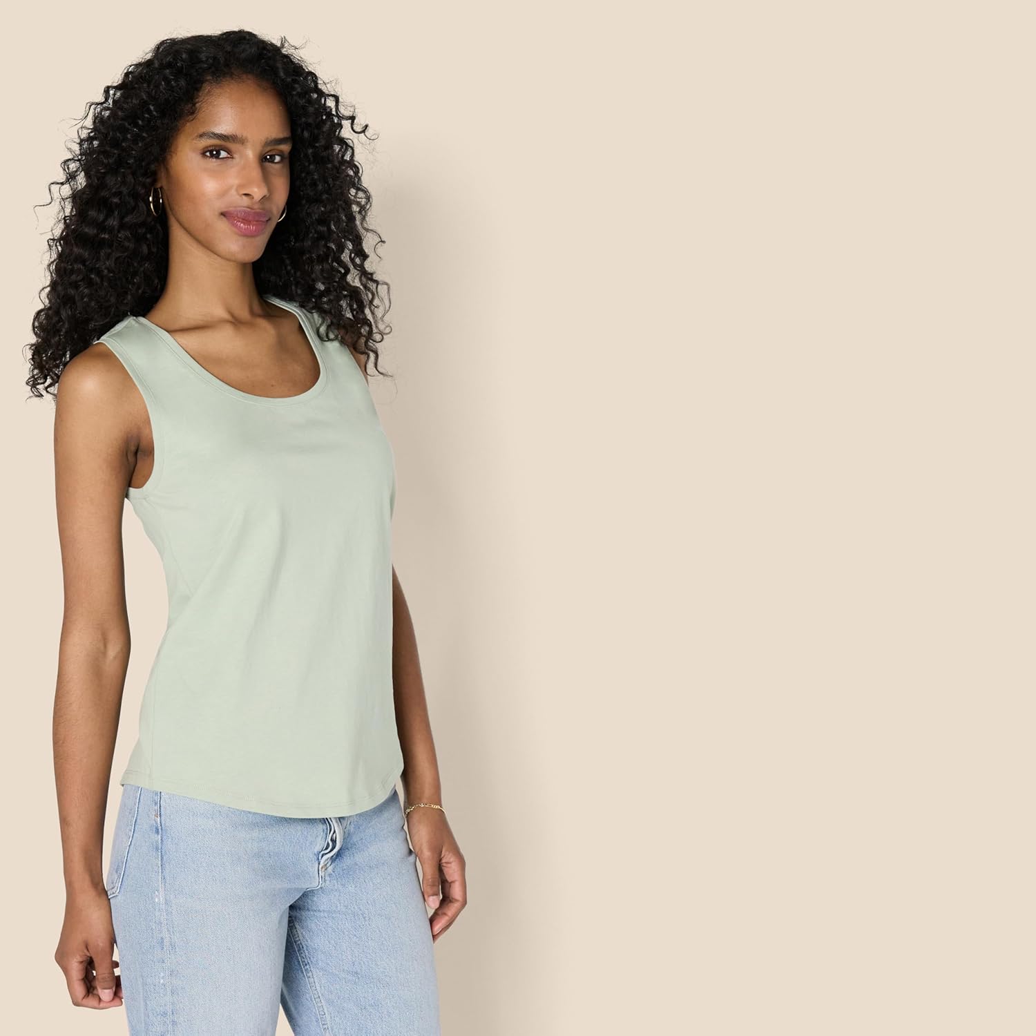 Thumbnail 2 de Amazon Essentials Women’s Regular-Fit 100% Cotton Sleeveless Tank Top