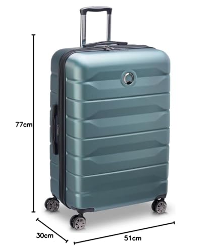 Thumbnail 10 de DELSEY Paris AIR Armour Valise Grande Taille Rigide Extensible – 112 L – Vert (77x51x33 cm)