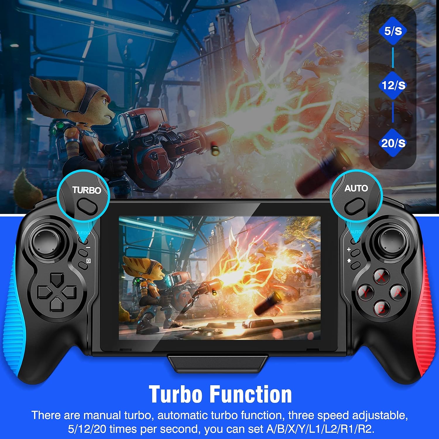 Thumbnail 3 de Switch Handle Hand Switch Pro Controller Turbo