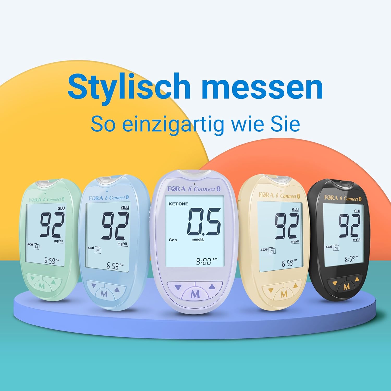 Thumbnail 4 de FORA 6 Connect Messgerät für Glukose