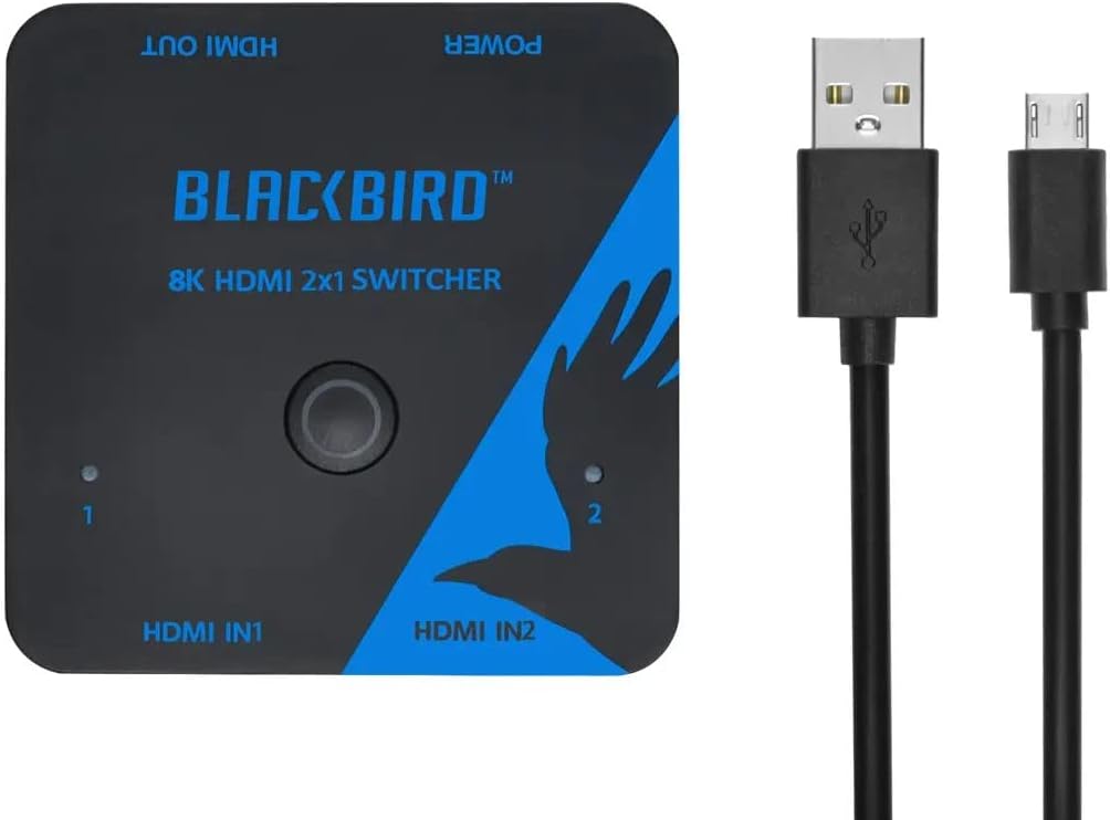 Thumbnail 5 de Monoprice Blackbird Series 2x1 HDMI Switch (HDMI 2.1, 8K@60Hz, 4K@120Hz)