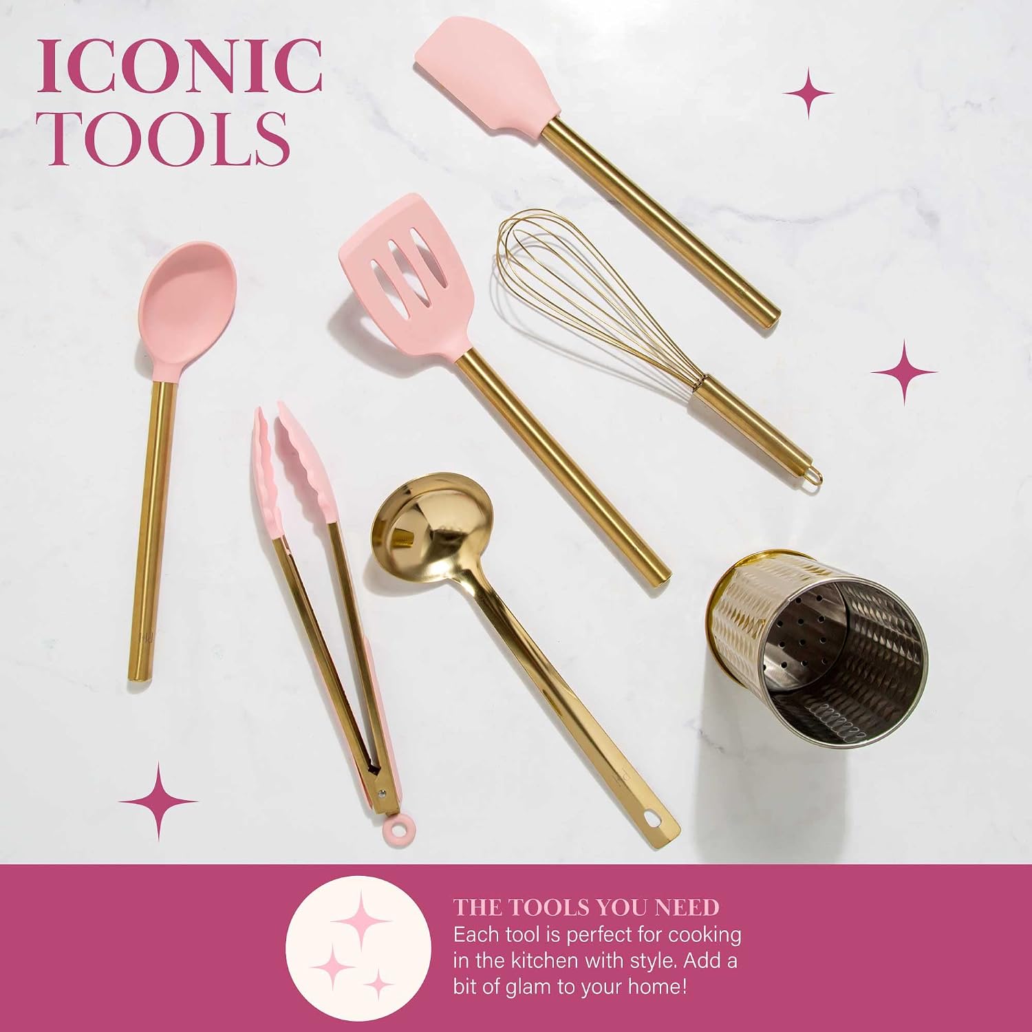 Thumbnail 4 de Paris Hilton Kitchen utensil set 7-Piece 🍴