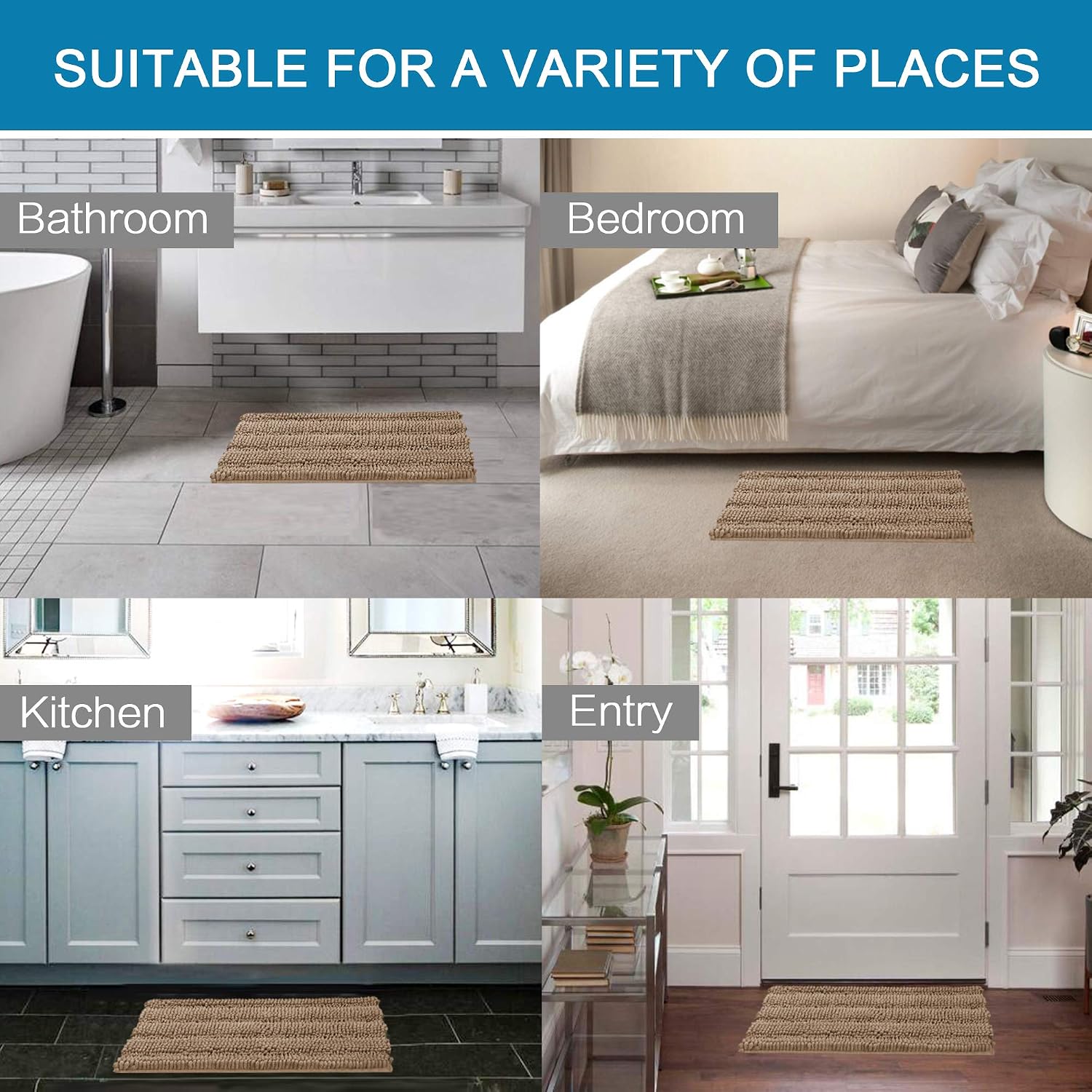 Thumbnail 5 de H.VERSAILTEX Bath Rug 20 x 32 in