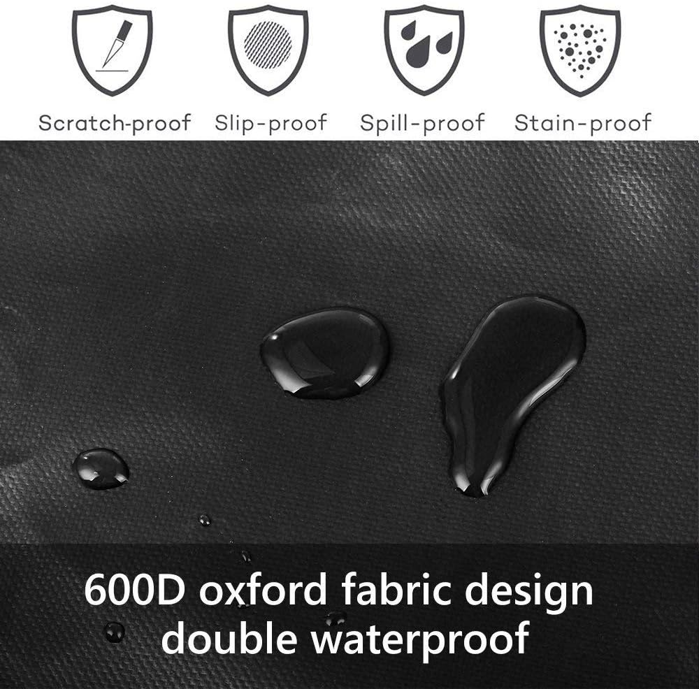 Detalle de WeFine Car Boot Liner for Dogs: Universal Waterproof Boot Cover with Bumper Protection