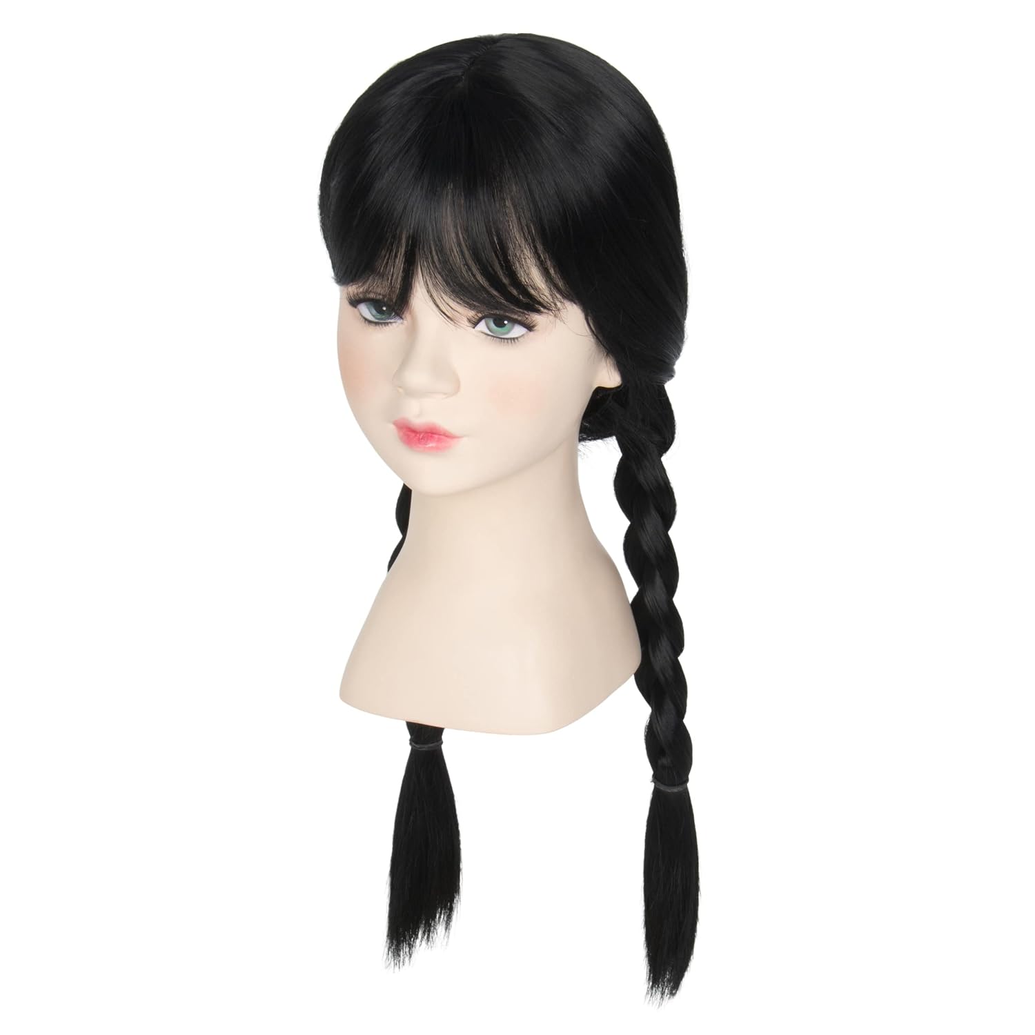 Detalle 1 de Miss U Hair Braided Wig with Bangs, Black