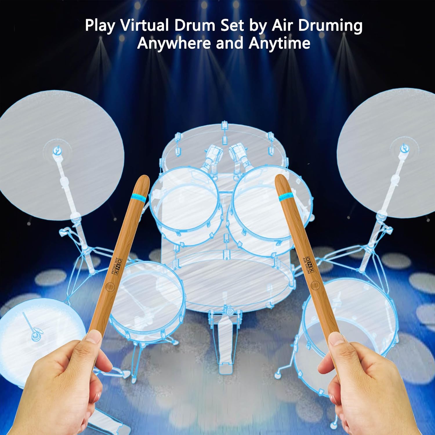 Thumbnail 1 de Electric Drumsticks Air Drum Sticks 4rd Gen