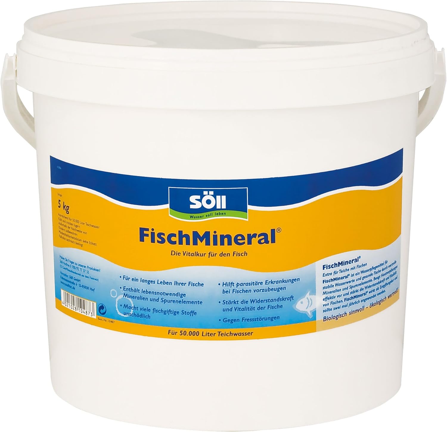 Thumbnail 5 de Söll FischMineral 250 g – Wasseraufbereitung für Fischgesundheit im Teich