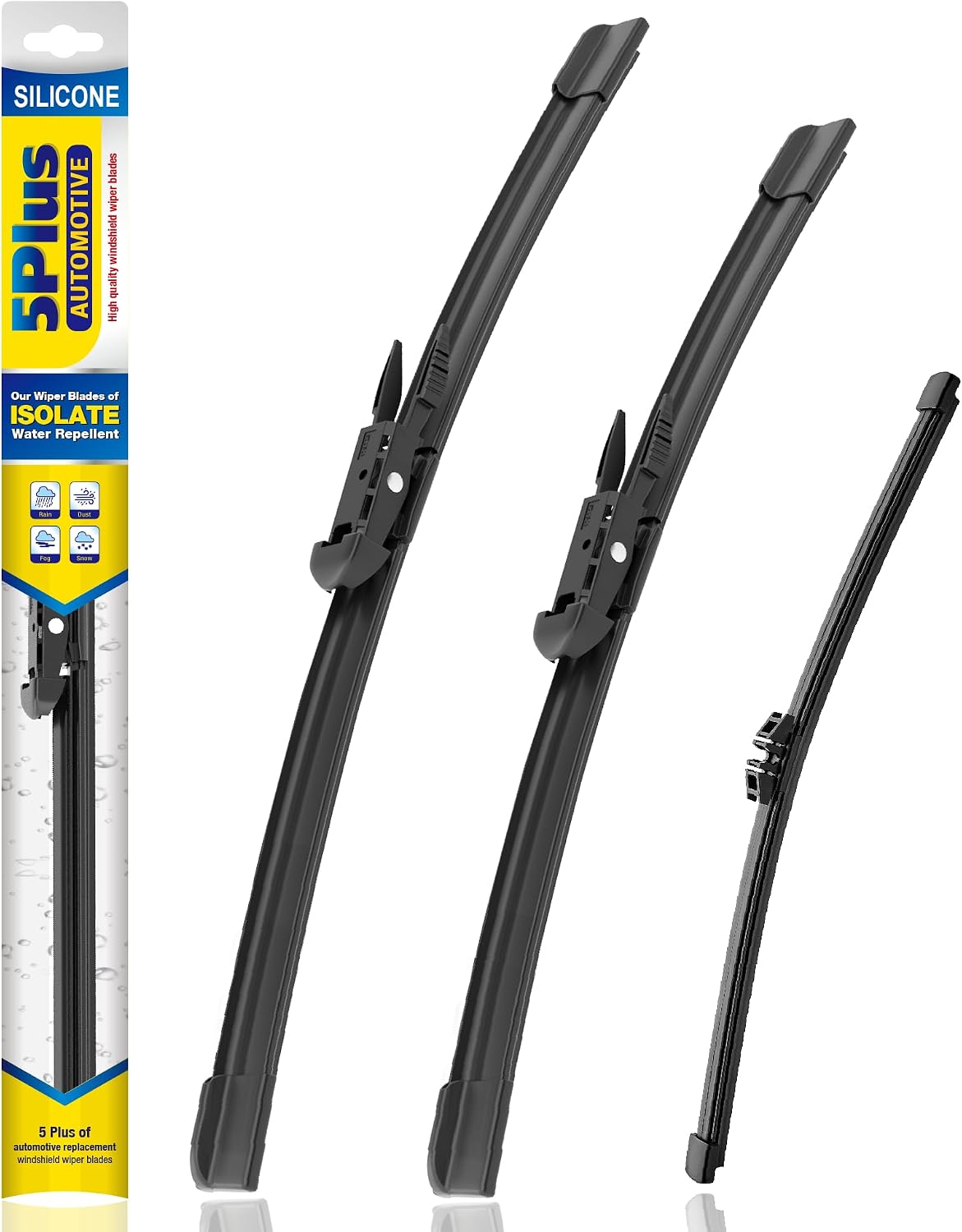 Detalle de 5 PLUS Silicone Wiper Blades 3-Pack