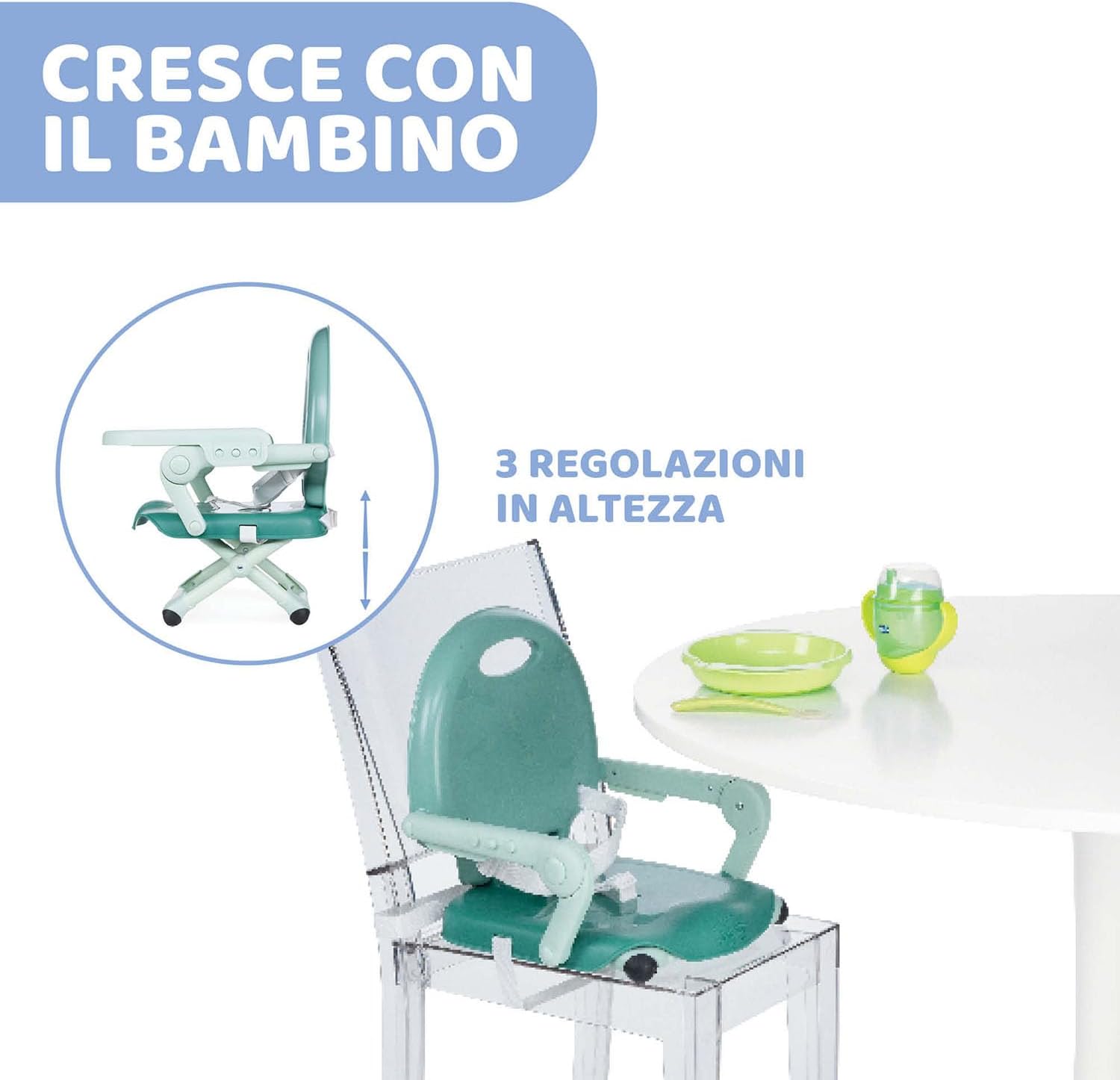 Thumbnail 2 de Chicco Pocket Snack rialzo sedia 15 kg