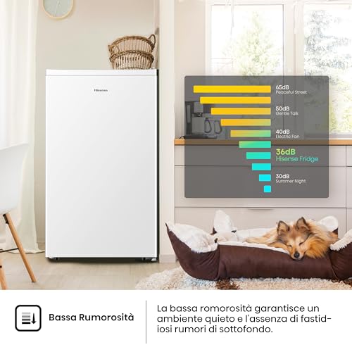 Thumbnail 6 de Hisense MUR48092E Frigorifero Monoporta 94 L – Bianco, Classe E