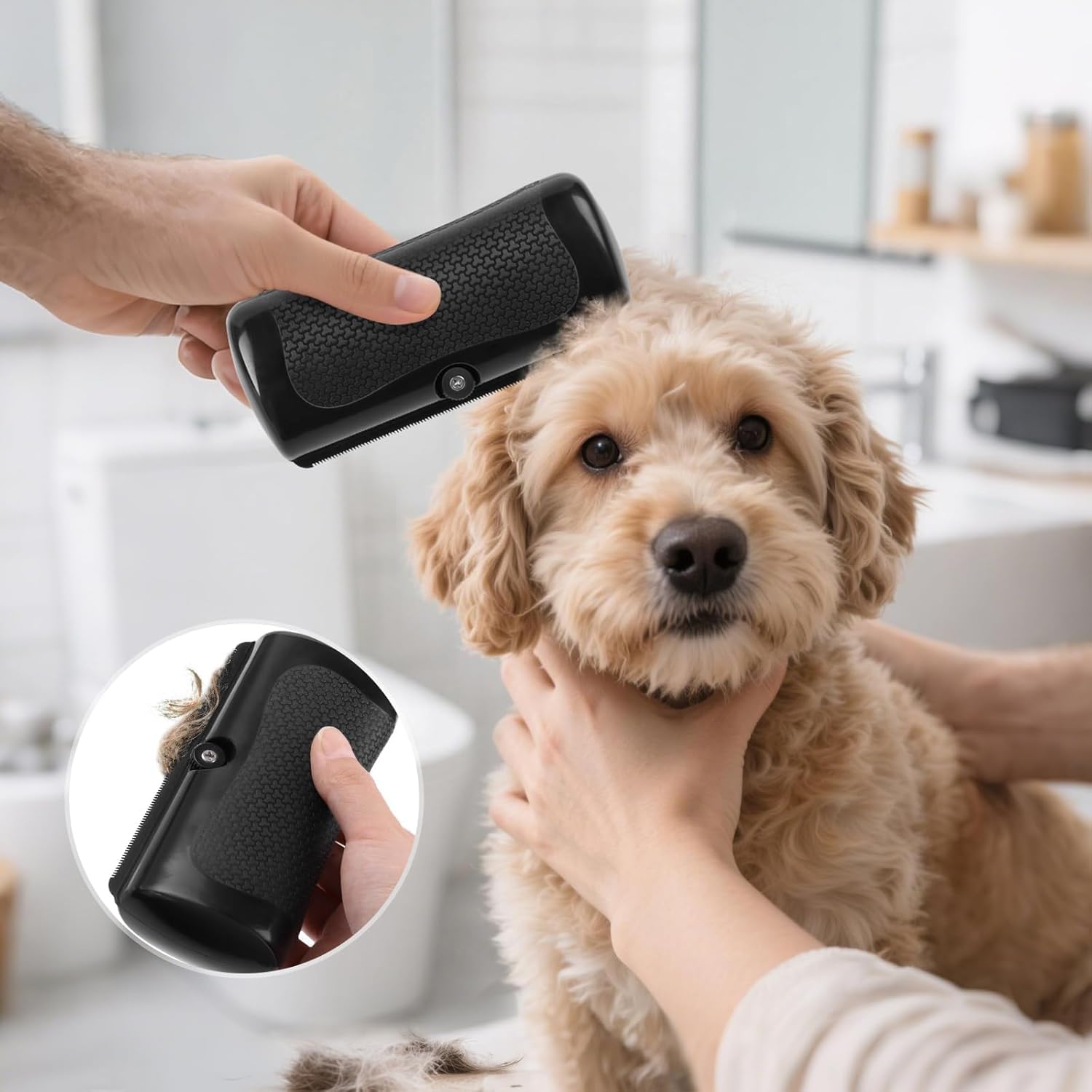Detalle 2 de Groomify Brosse chien poil court