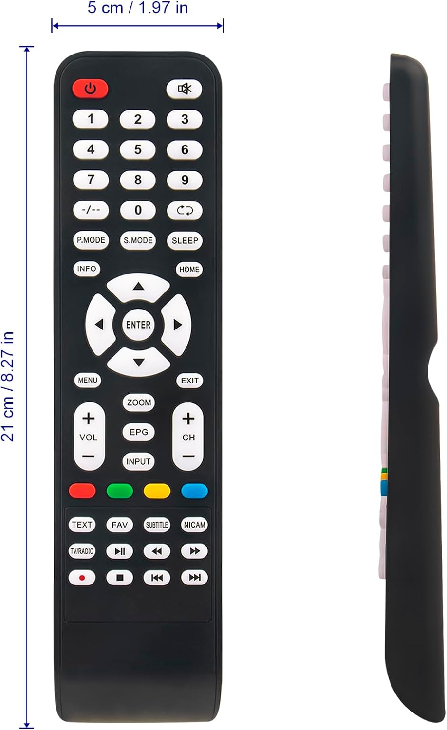 Thumbnail 5 de T2M1 Replaced Remote Control for UNISPECTRA 19–20" TV Models