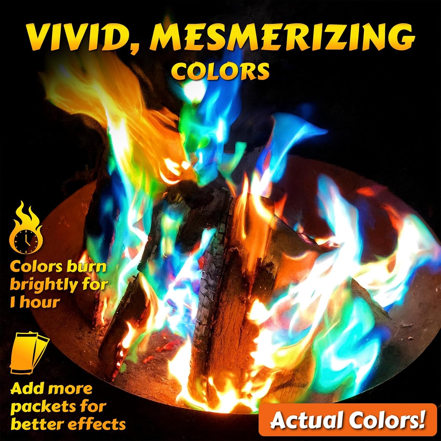 Thumbnail 1 de HGD Magic Campfire Color-Changing Packets 6 🎆