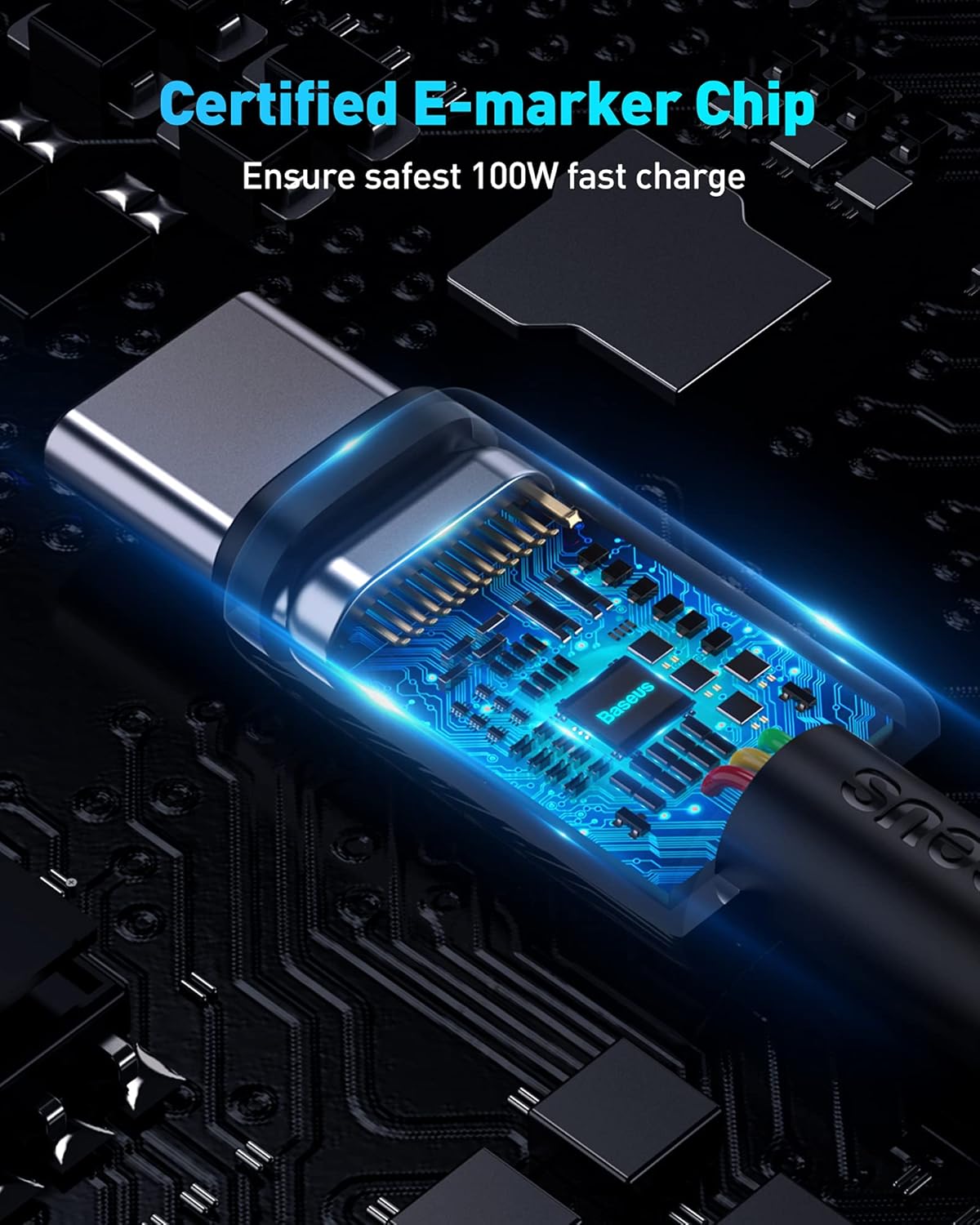 Thumbnail 5 de Baseus Cable USB C 100W Carga Rápida 1M ⚡