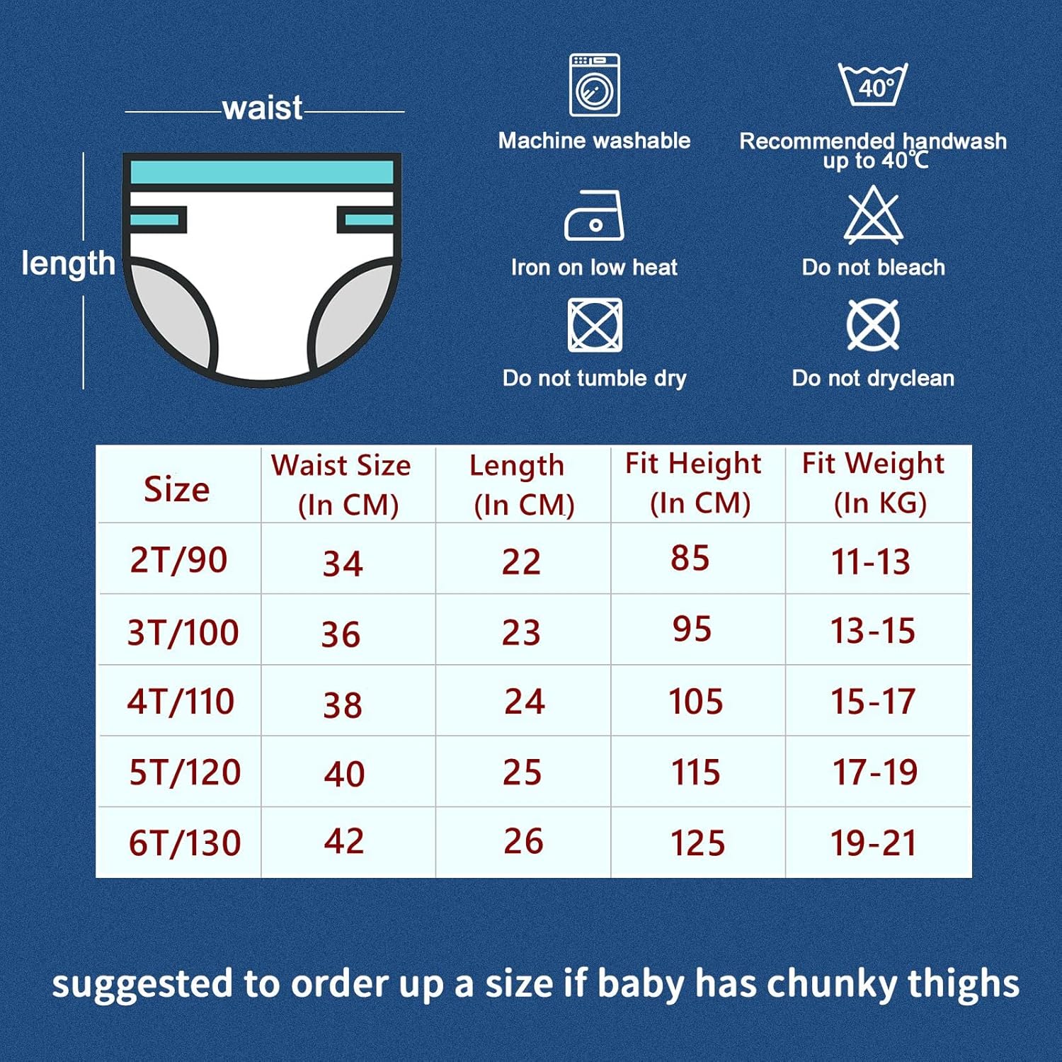 Thumbnail 4 de Flyish Direct Cotton Potty Training Pants for Boys – 8 Pairs, 3 Years, Brown Dinosaur