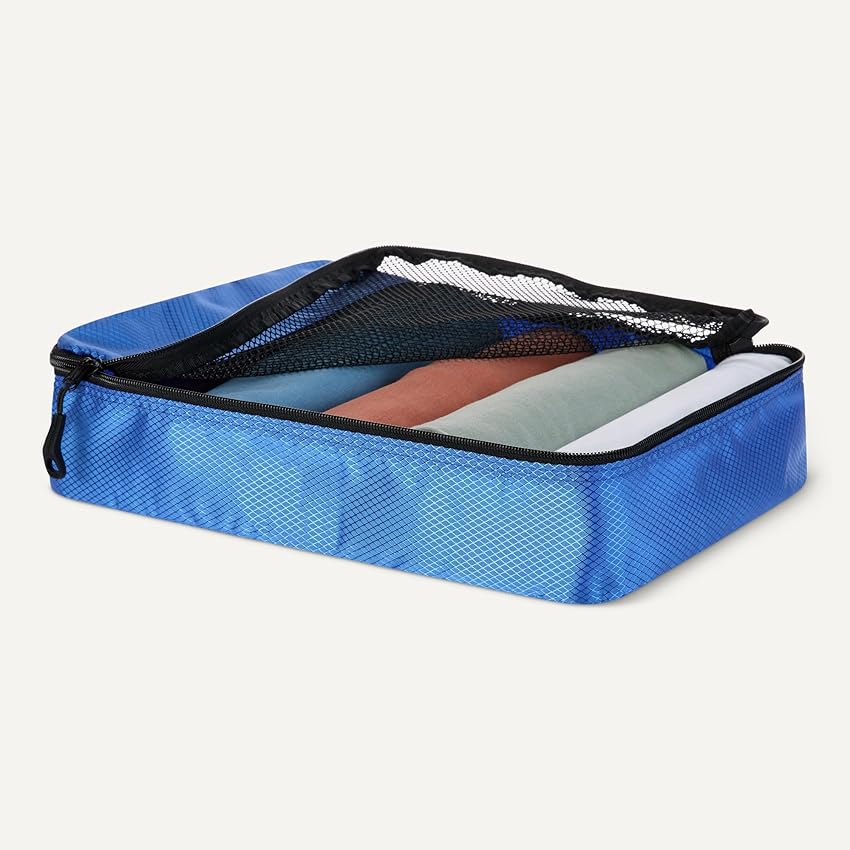 Detalle 1 de Amazon Basics Juego de 4 Bolsas de Viaje con Cremallera