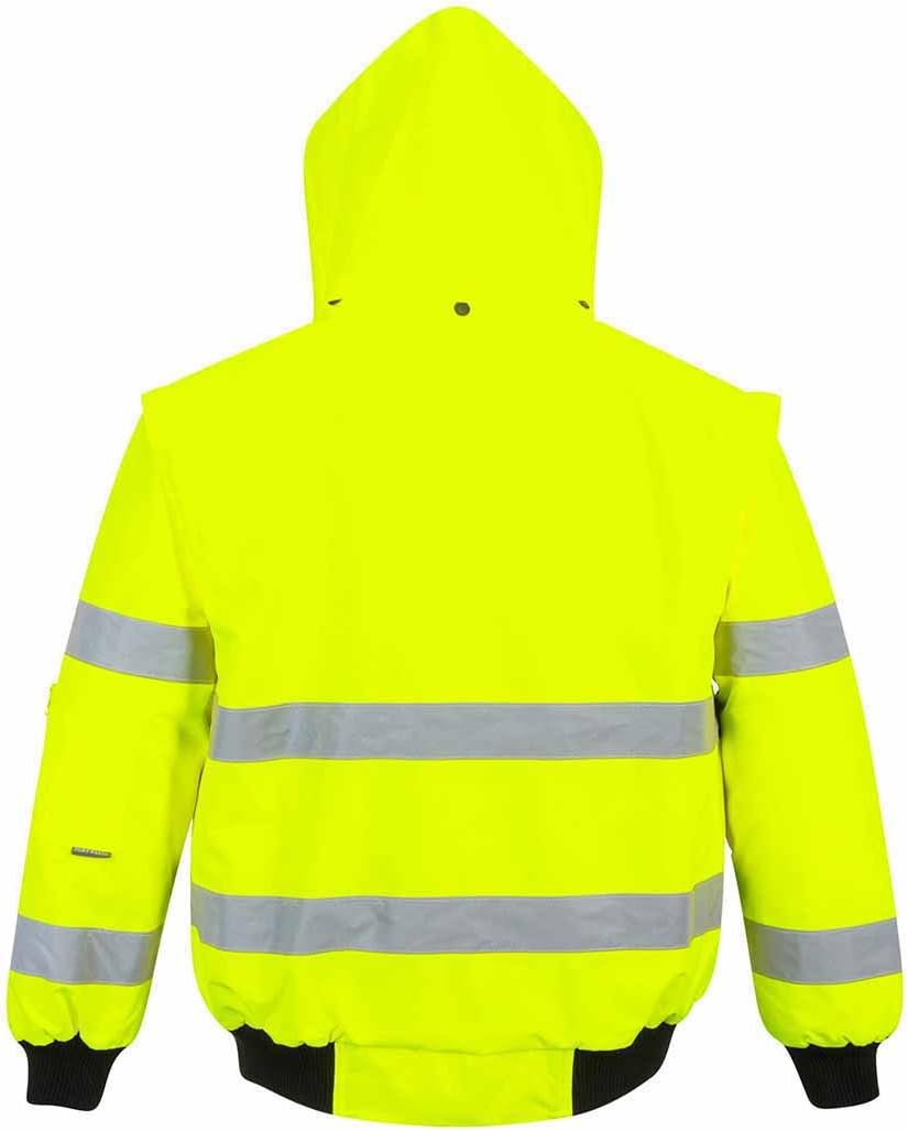 Detalle de Portwest Blouson Bomber HiVis 3 en 1 jaune XXL ⚙