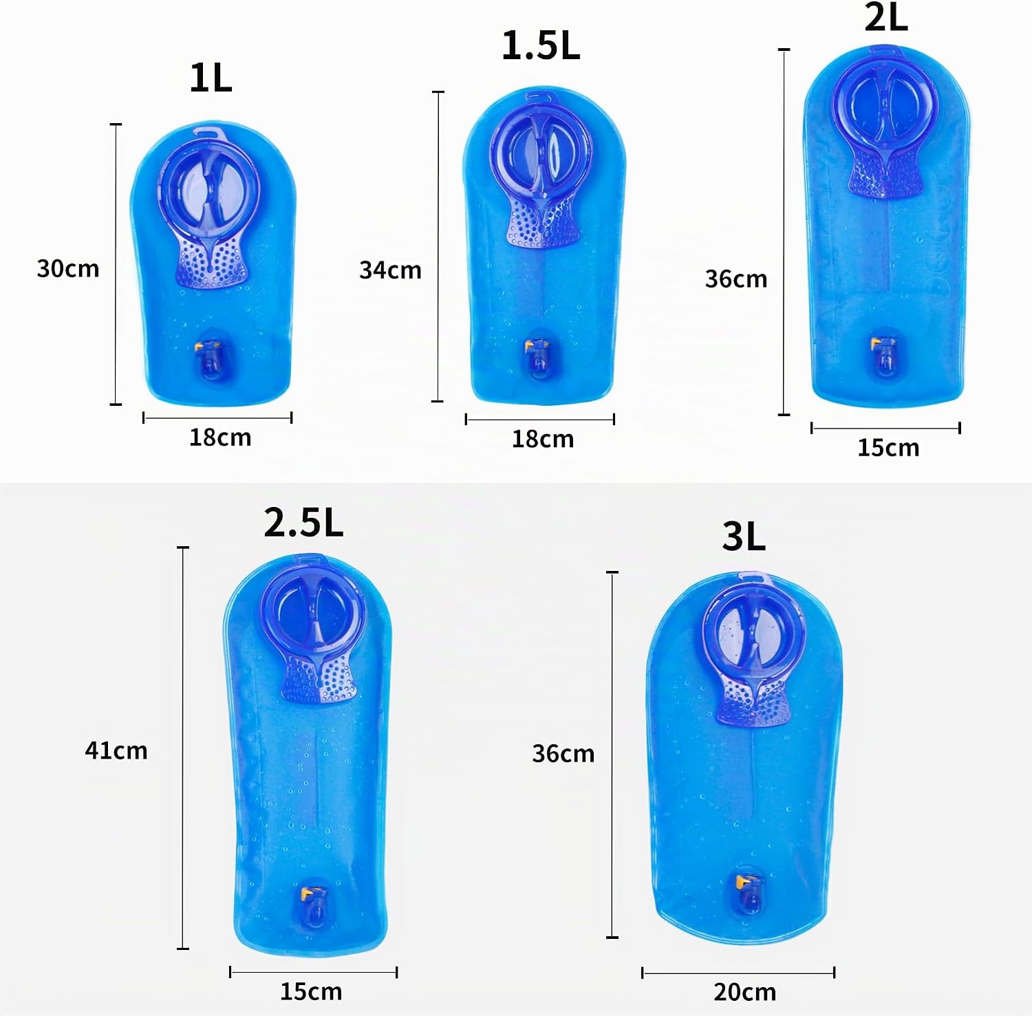 Detalle 2 de Unigear Bolsa de Agua para Mochila de Hidratación con Tubo Desmontable
