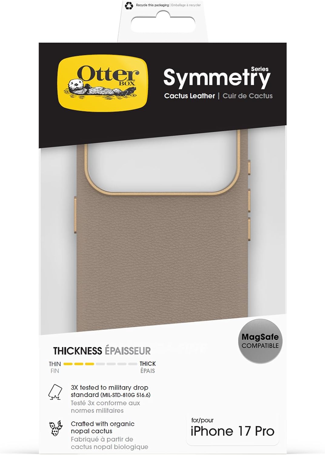 Thumbnail 4 de OtterBox Symmetry Cactus Leather MagSafe iPhone 17 Pro