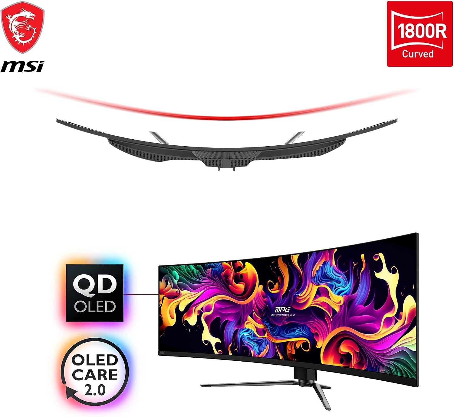 Detalle 2 de MSI MPG 491CQP QD-OLED 49 pouces