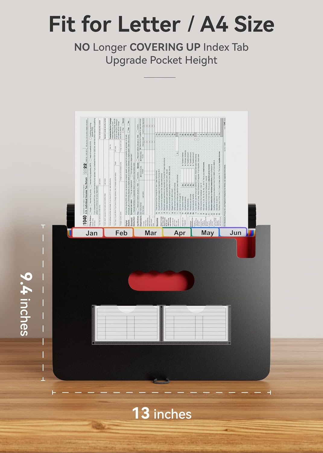 Thumbnail 2 de ABC life Expanding File Folder 12-pocket organiser 📁