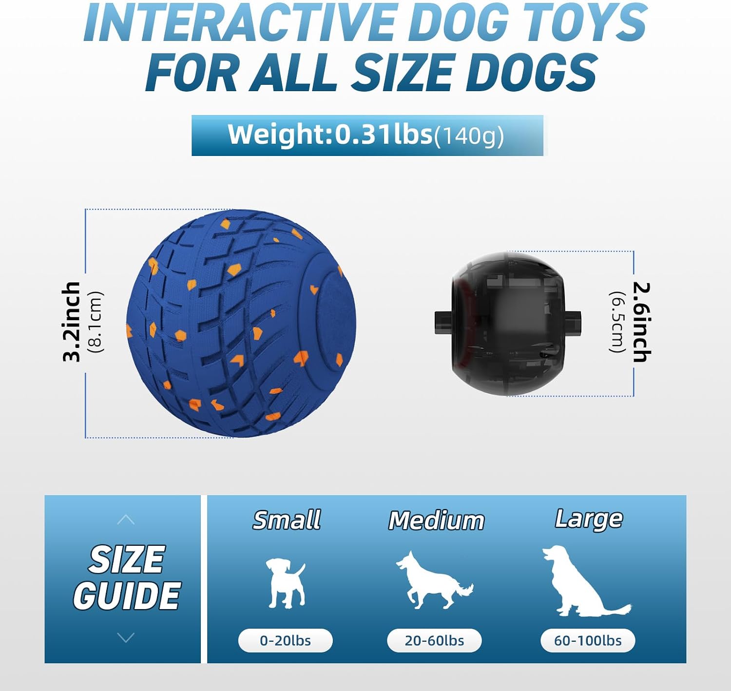 Thumbnail 4 de HETOO Interactive Dog Toy Ball