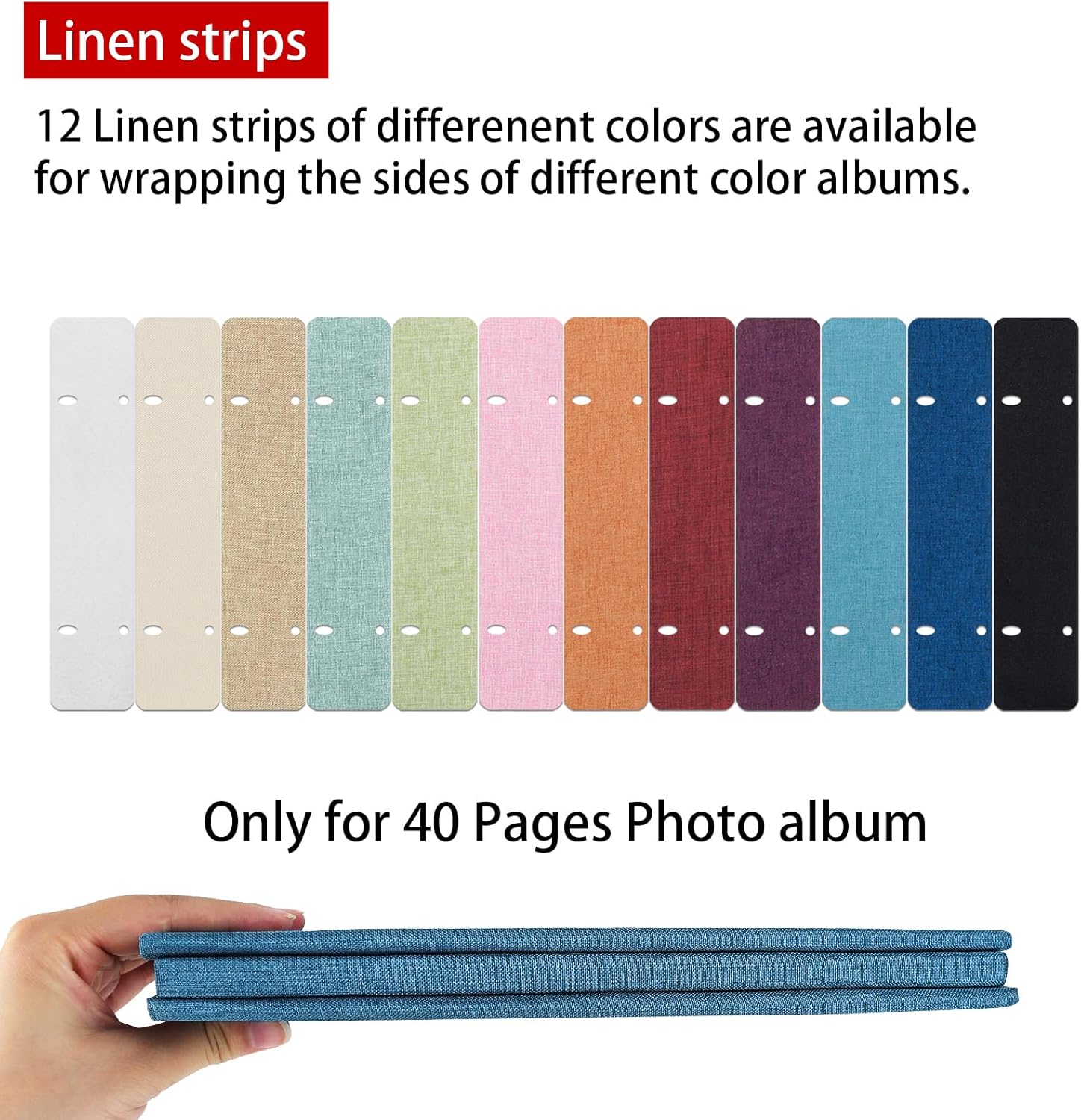 Detalle 2 de Vienrose Photo Album Replacement Pages 10 Sheets