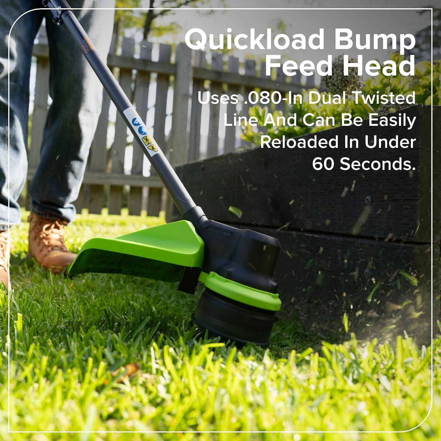 Thumbnail 4 de Greenworks Cordless String Trimmer 24V