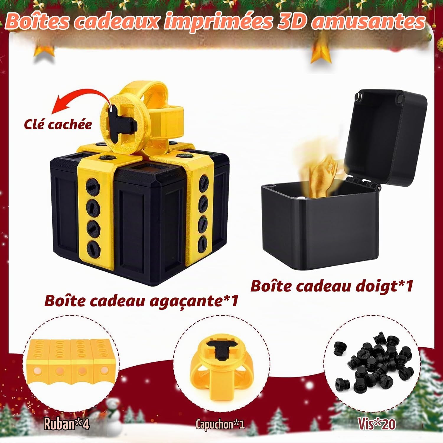Detalle de CelestiMingle 3D-puzzelgeschenkdoos met schroeven en draaimechanisme
