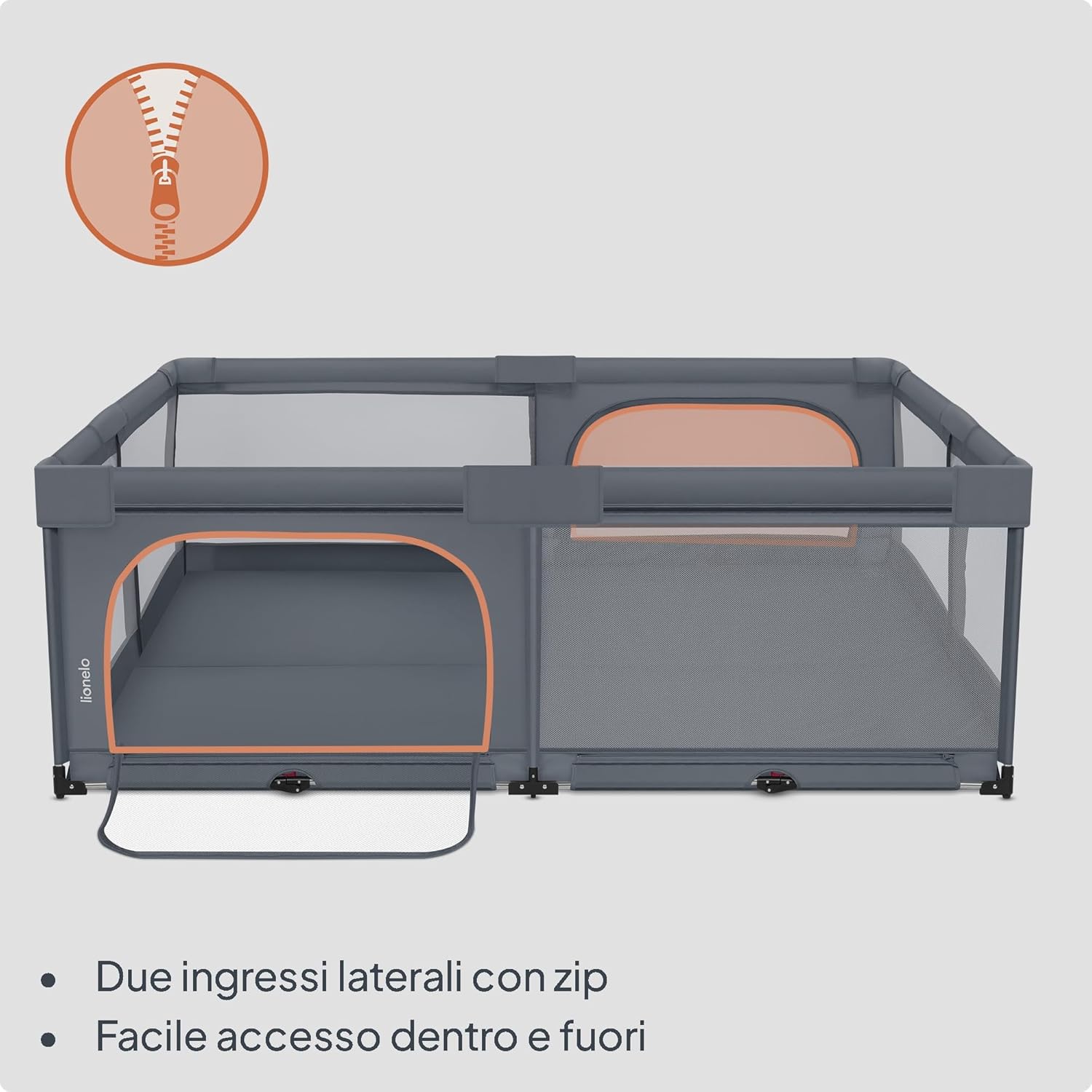 Thumbnail 4 de Lionelo Florence XL Easy Fold: Box per Bambini XL 180 x 200 cm, pronto all’uso e senza montaggio