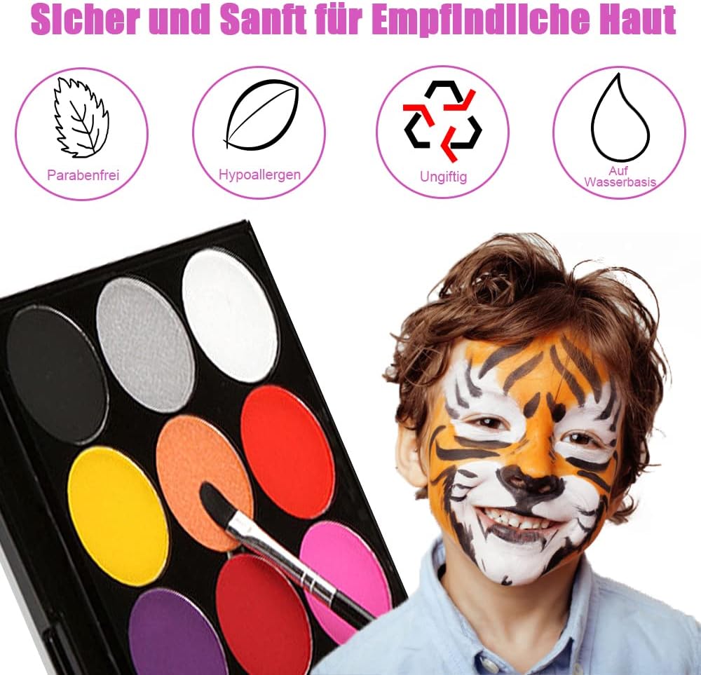 Thumbnail 4 de Halloween Kinderschminke Set 15 Farben 🎨