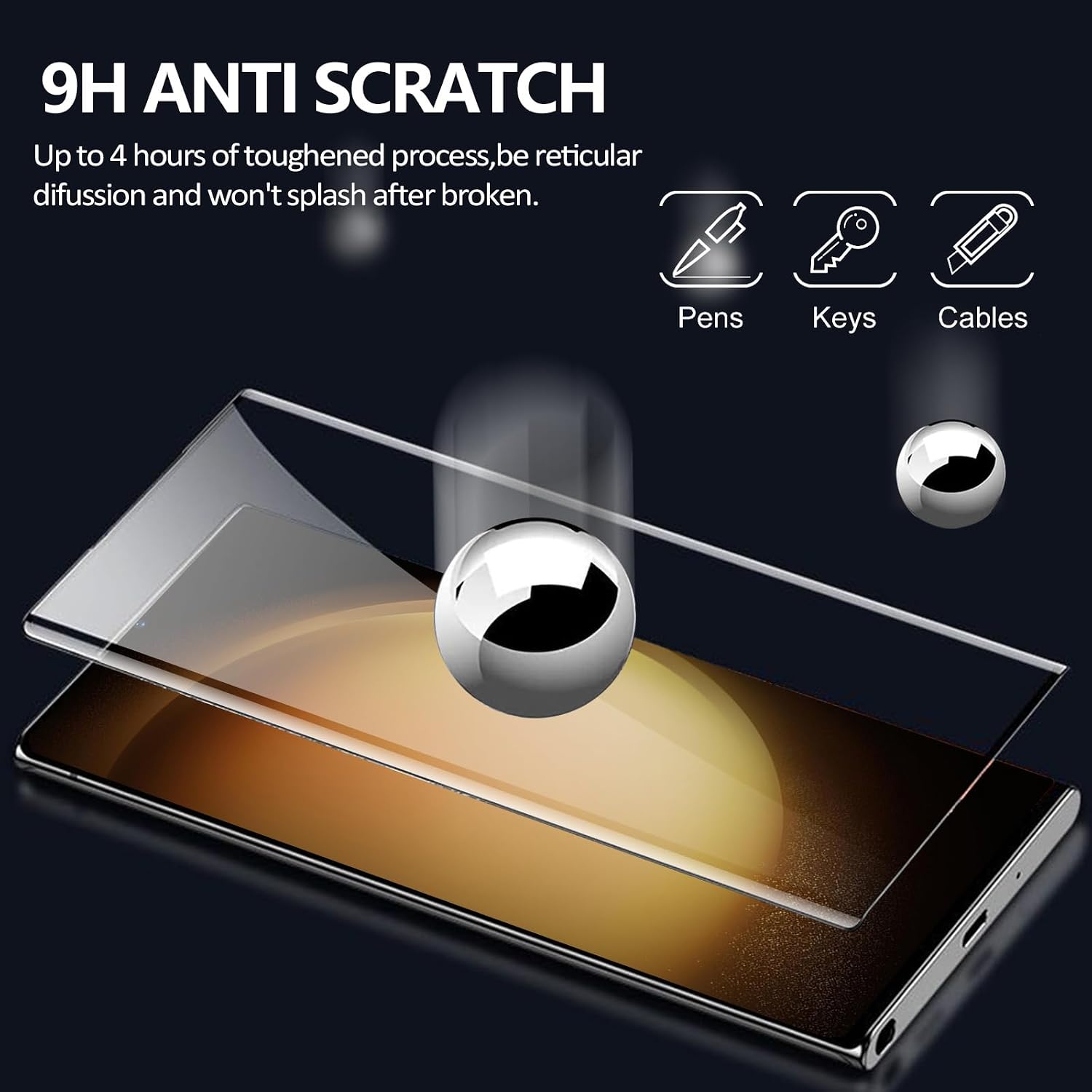 Detalle 2 de Galaxy S23 Ultra Screen Protector 3-Pack