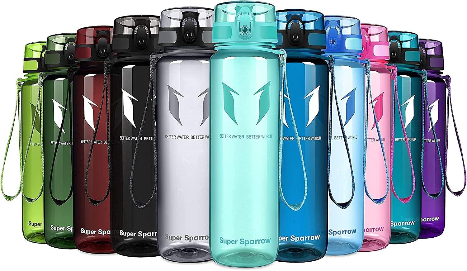 Detalle de Super Sparrow Botella de Agua Deportiva 750ml