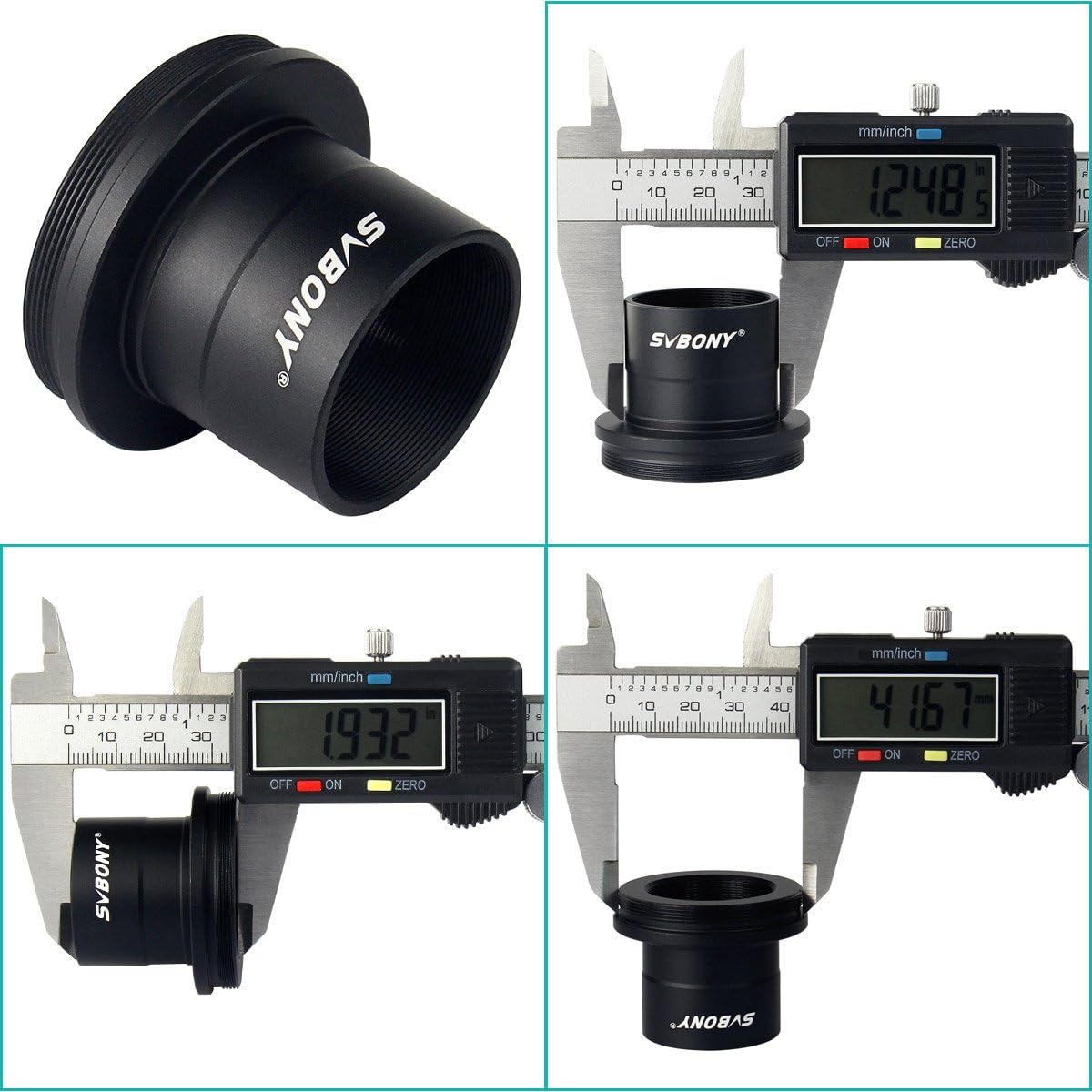 Thumbnail 3 de Svbony Adattatore T2 1,25" in alluminio per fotocamera telescopica con Canon EOS Rebel
