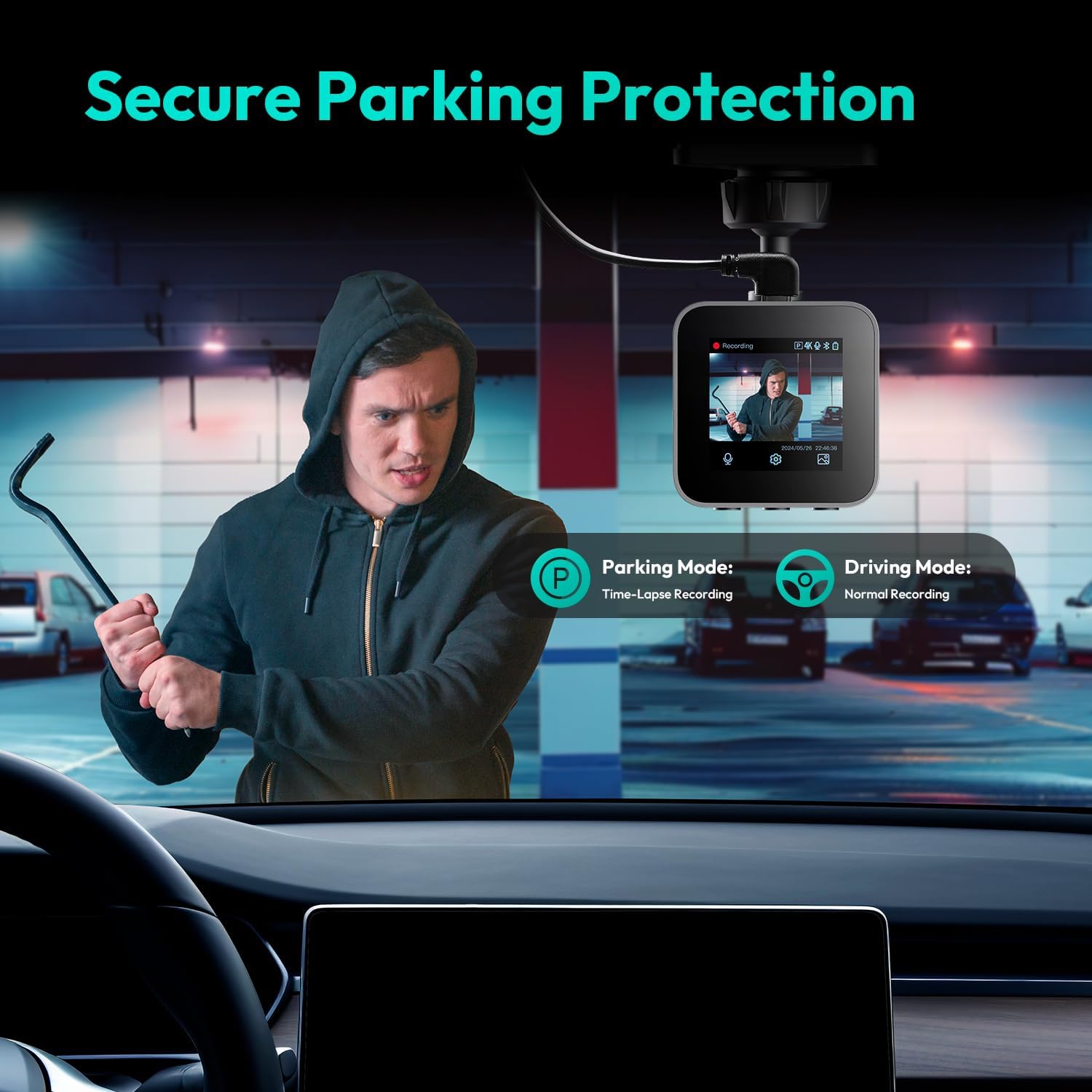 Detalle de Kit di Cablaggio per Dashcam BOTSLAB – Kit di Cablaggio Type-C