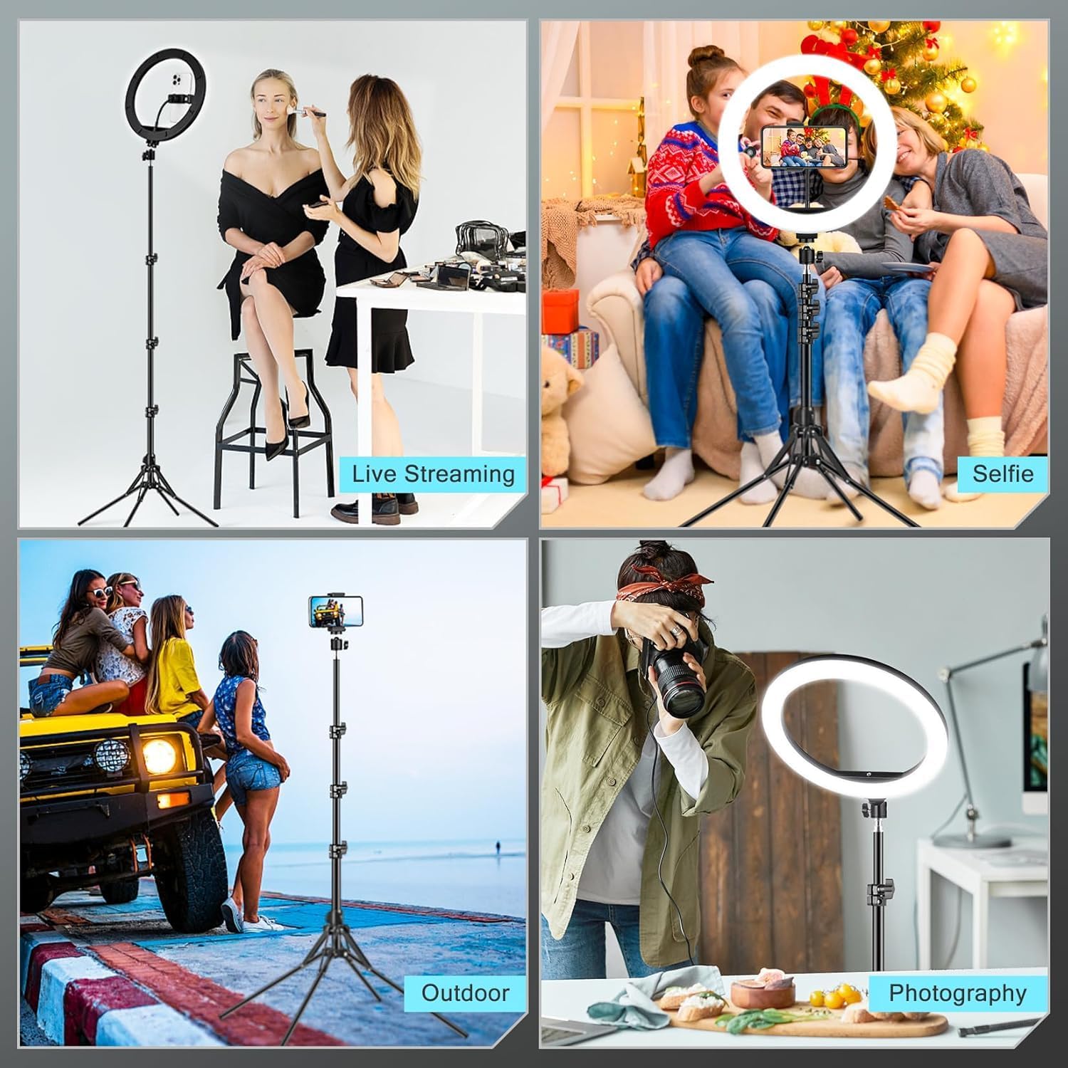Thumbnail 5 de 11.5 inch Ring Light with 177 cm Tripod