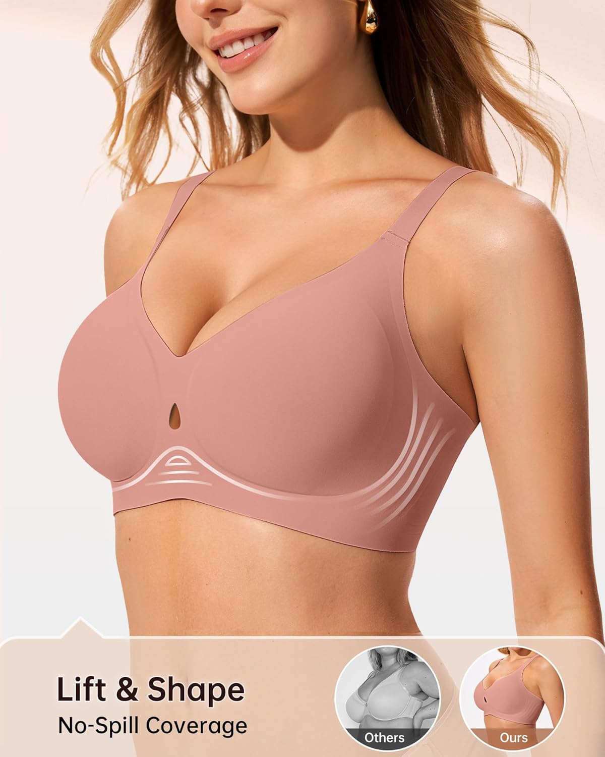 Thumbnail 2 de LetsJoli Wireless Jelly Bra: Seamless, Full Coverage Comfort for Everyday Wear