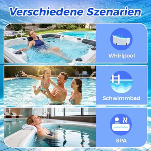 Thumbnail 3 de Dr.Tim.Wang 7 in 1 Pool Teststreifen – 150 Stück für Pool, Whirlpool & Spa