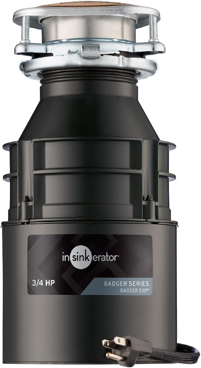 Thumbnail 6 de InSinkErator Badger 5 Garbage Disposal with Power Cord: 1/2 HP, Continuous Feed