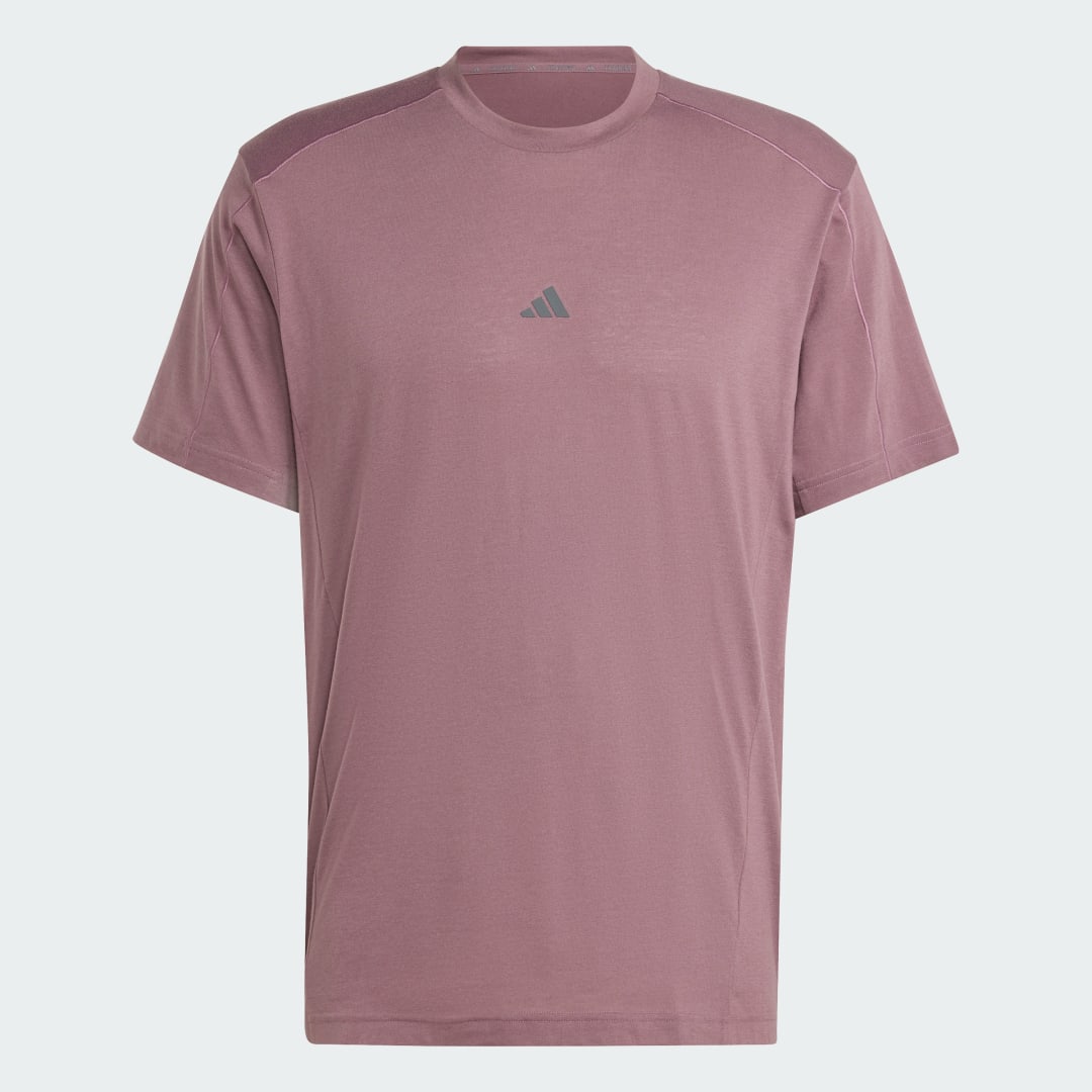 Detalle 2 de Camiseta Yoga Adidas — color violeta