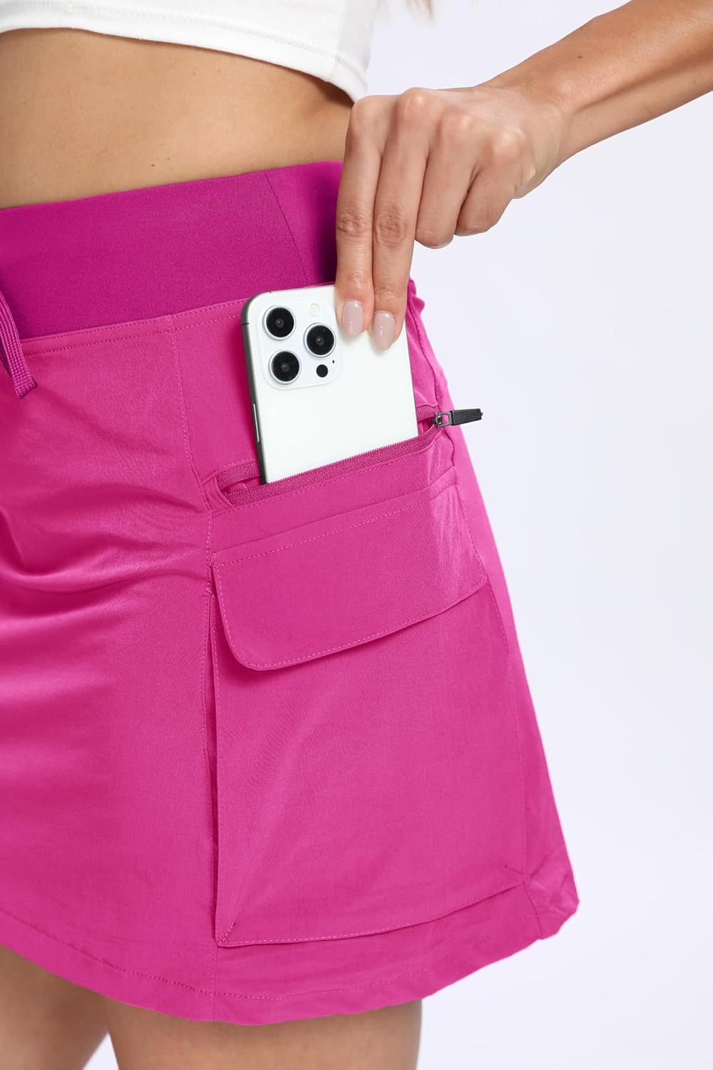 Detalle de Timuspo high waist skorts with pockets
