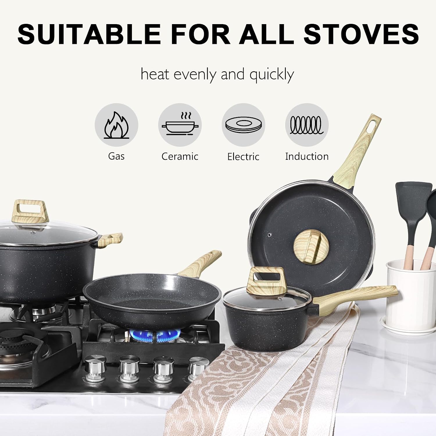 Thumbnail 5 de GIPP 22-Piece Ceramic Nonstick Cookware Set