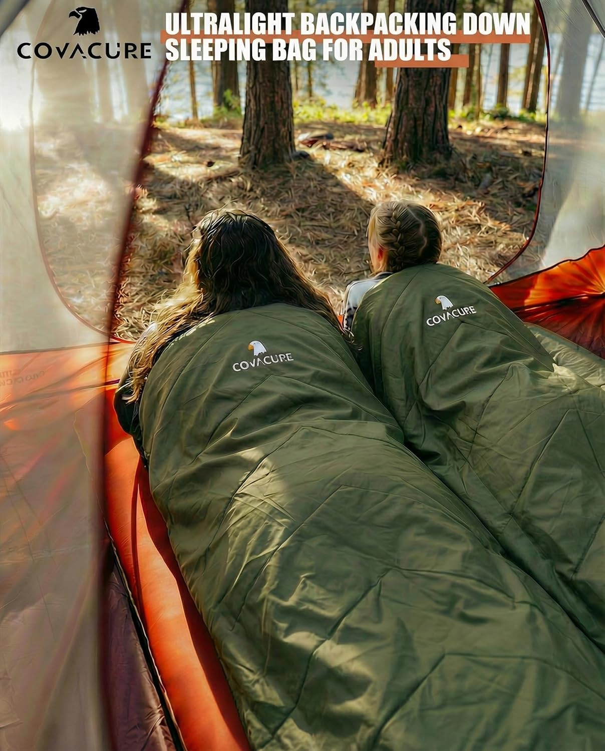 Thumbnail 3 de Covacure Sleeping Bag 210 x 80 cm Ultra Warm: Lightweight, compact and built for reliable outdoor naps